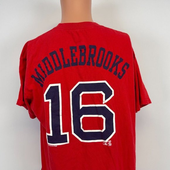 Will Middlebrooks Boston Red Sox Jersey T Shirt MLB Baseball Size L - Picture 1 of 4